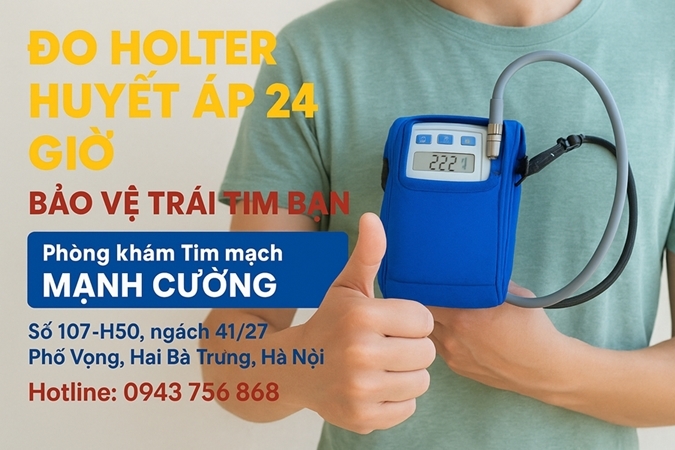🌟 ĐO HOLTER HUYẾT ÁP 24 GIỜ – BẢO VỆ TRÁI TIM BẠN 🌟